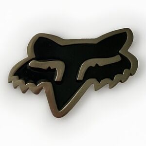 Classic Vintage Fix Racing Fox Head Belt Buckle Y2K